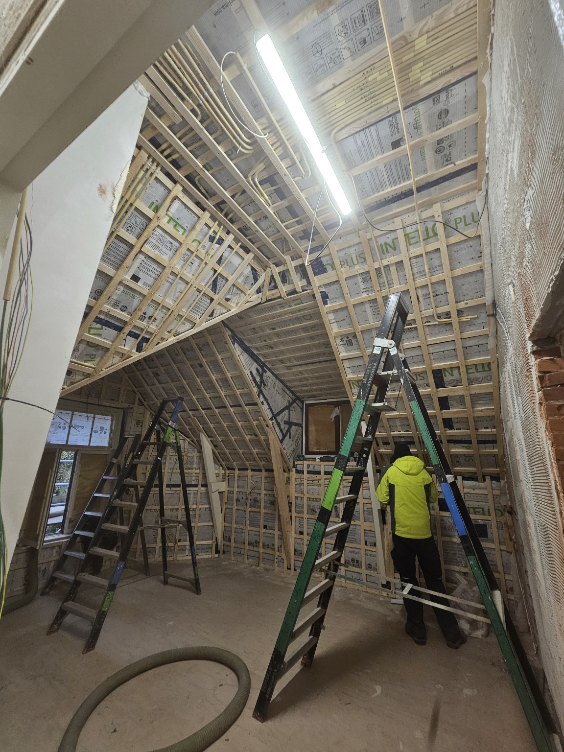 Voorbeeld cellulose isolatie